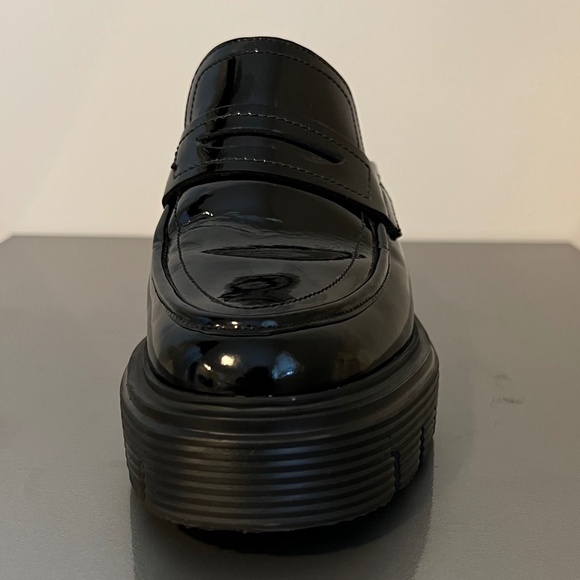 Stuart Weitzman Soho Mule Slip-on Loafer Lug Sole Black Women's Size 6 / 36.5 - Picture 4 of 12